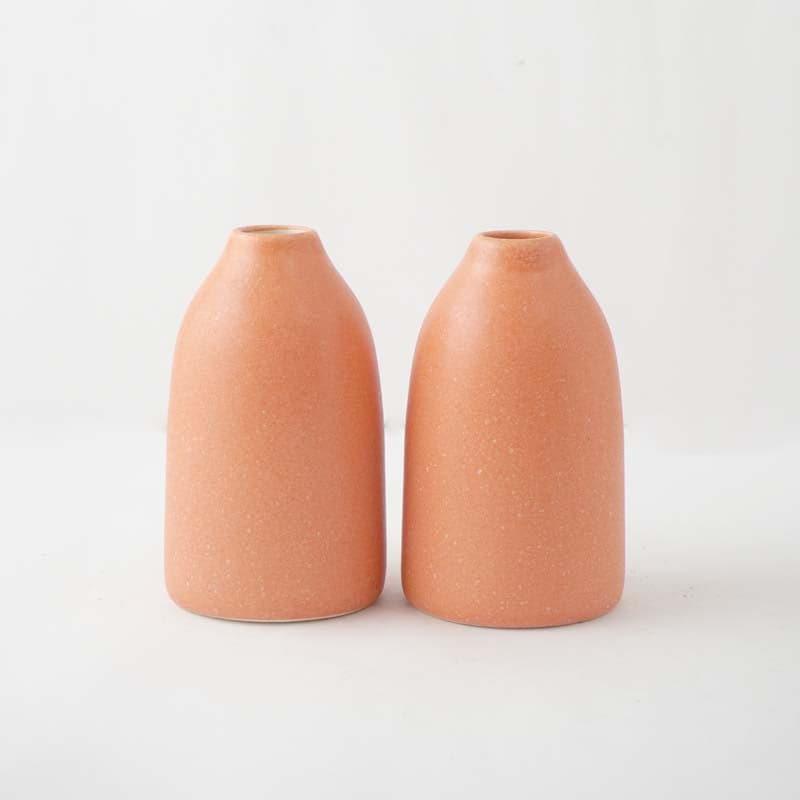 Buy Blush Bang Ceramic Vase - Set Of Two Vase from Vaaree