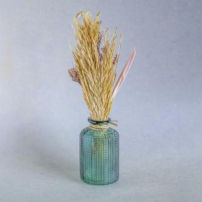 Buy Botanica Natural Dried Flowers Bouquet In Glass Vase Vase from Vaaree