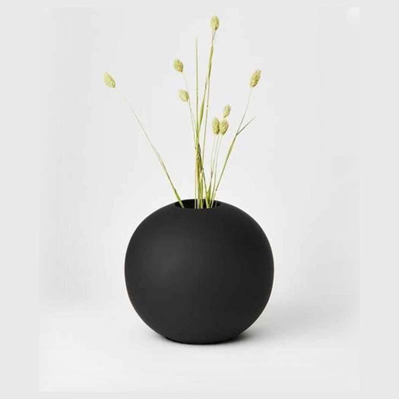 Buy Caim Vase - Black Vase from Vaaree