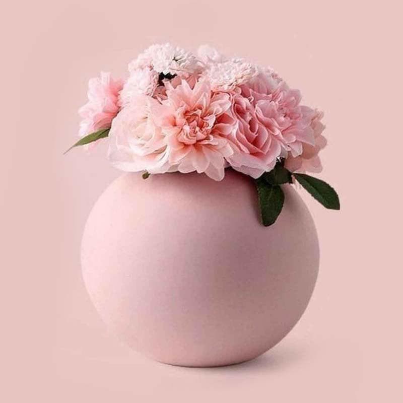 Buy Caim Vase - Pink Vase from Vaaree