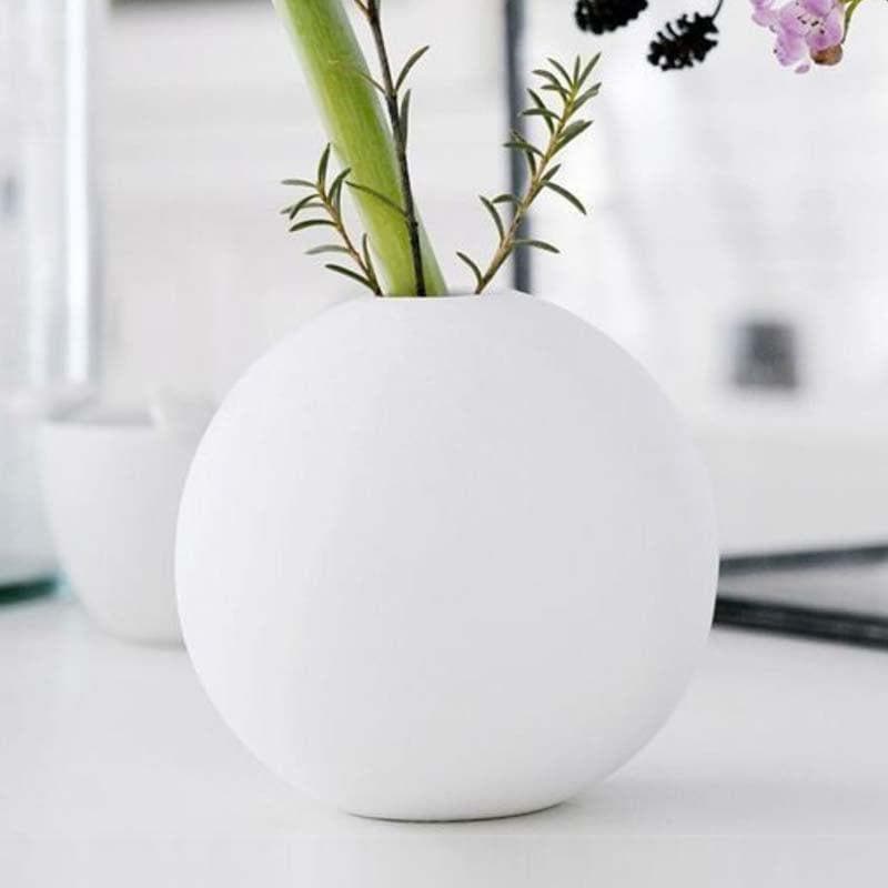 Buy Caim Vase - White Vase from Vaaree