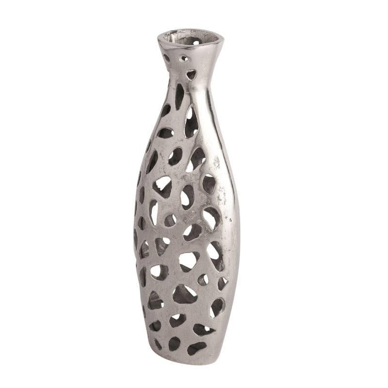 Buy Cleome Charm Vase (Small) - Silver Vase from Vaaree