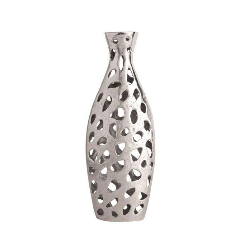 Buy Cleome Charm Vase (Small) - Silver Vase from Vaaree