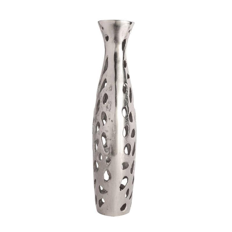 Buy Cleome Charm Vase (Small) - Silver Vase from Vaaree