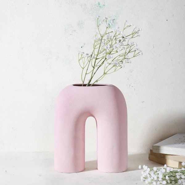 Vase - Contempzo Ceramic Vase - Pink