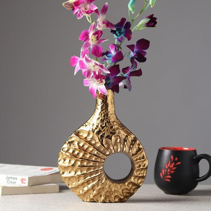 Buy Counch Call Vase - Gold Vase from Vaaree