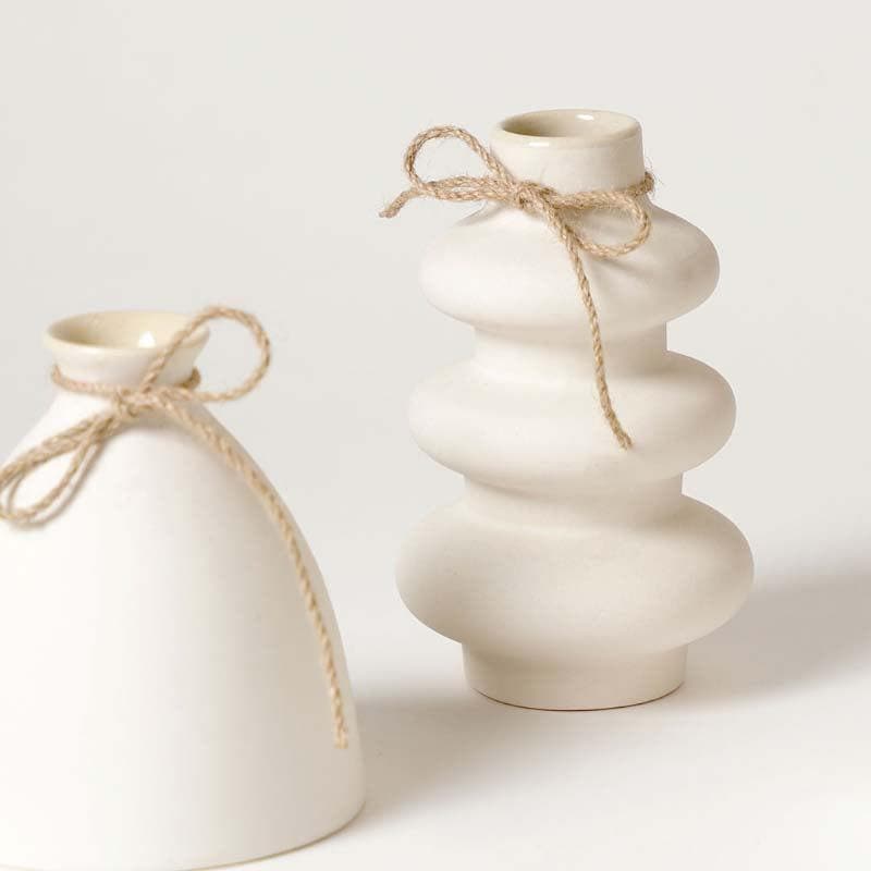 Buy Vase - Curvilinear Vases - Set of Three at Vaaree online