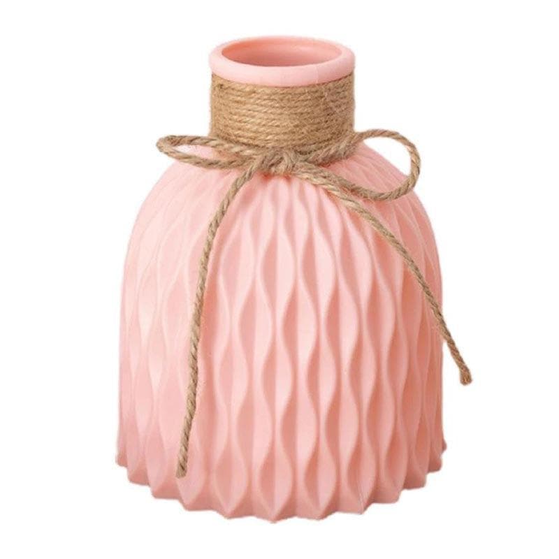 Buy Curvy Charm Vase - Pink Vase from Vaaree