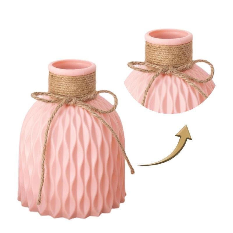 Buy Curvy Charm Vase - Pink Vase from Vaaree