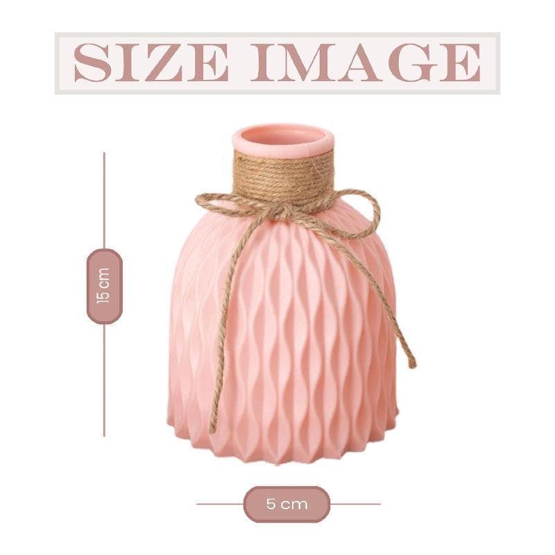 Buy Curvy Charm Vase - Pink Vase from Vaaree