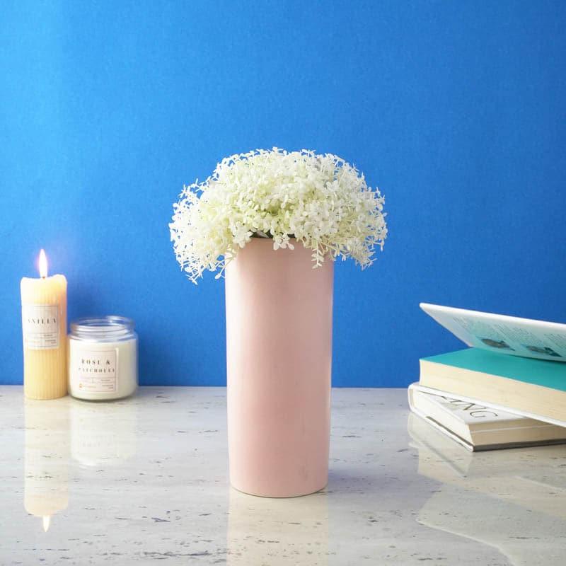 Vase - Cylindric Vase - Light Pink