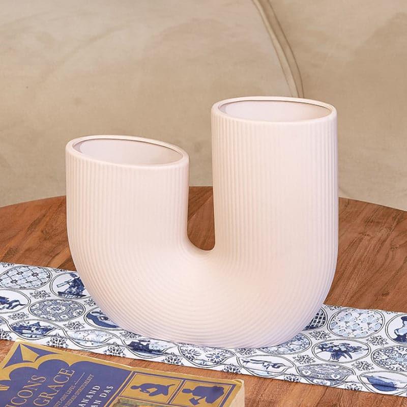 Buy Dally Valley Vase - Pink Vase from Vaaree