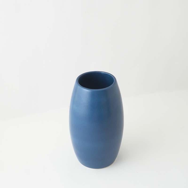 Buy Elli Ceramic Vase - Nordic Blue Vase from Vaaree