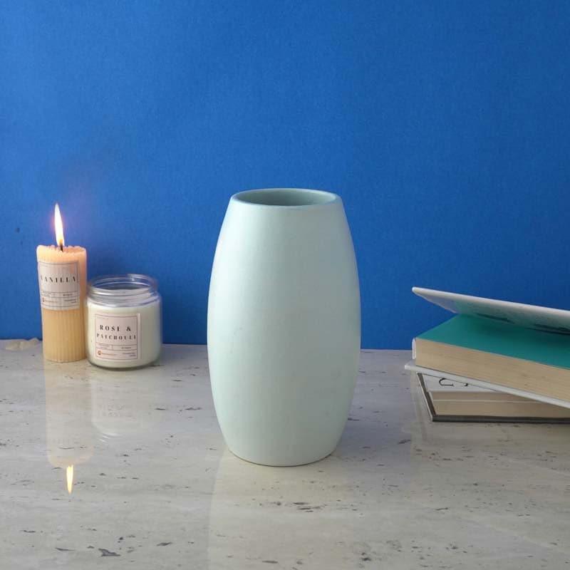 Buy Elli Ceramic Vase - Nordic Sky Vase from Vaaree