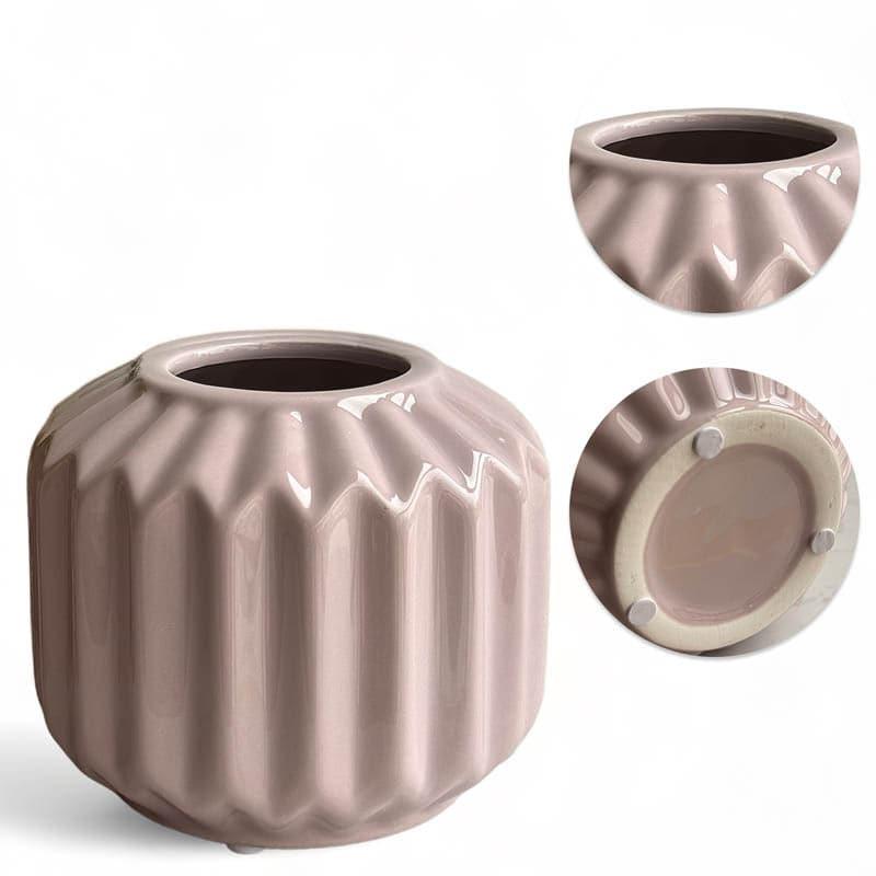 Buy Esko Edge Vase - Pink Vase from Vaaree