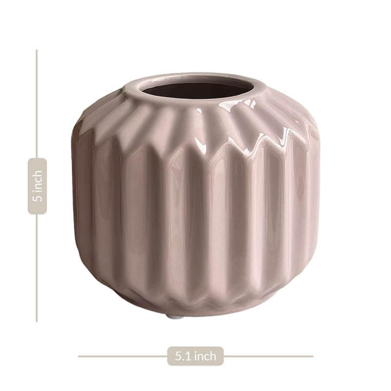 Buy Esko Edge Vase - Pink Vase from Vaaree