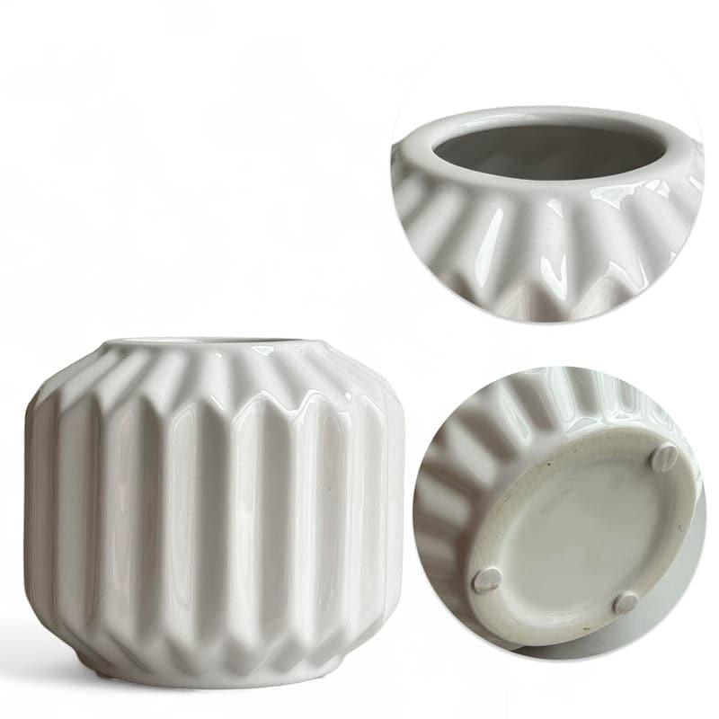 Vase - Esko Edge Vase - White