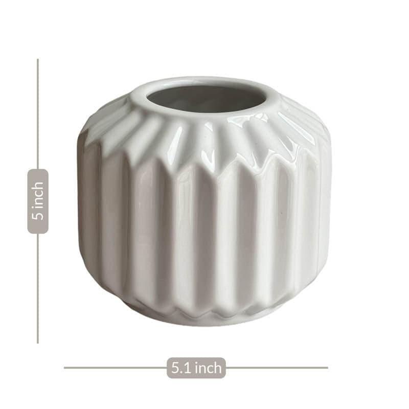 Vase - Esko Edge Vase - White