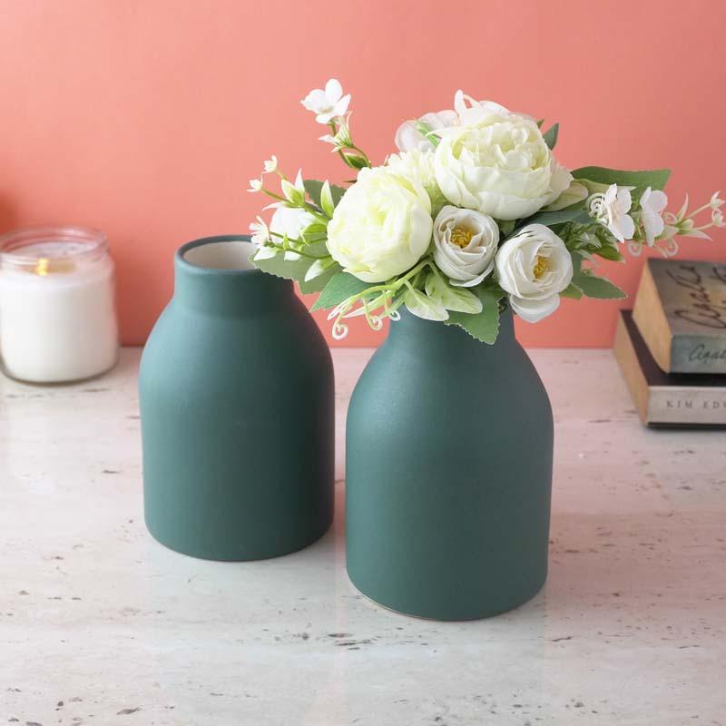 Vase - Evie Ceramic Vase - Set Of Two