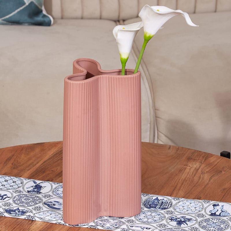 Buy Floro Fold Trio Vase - Pink Vase from Vaaree