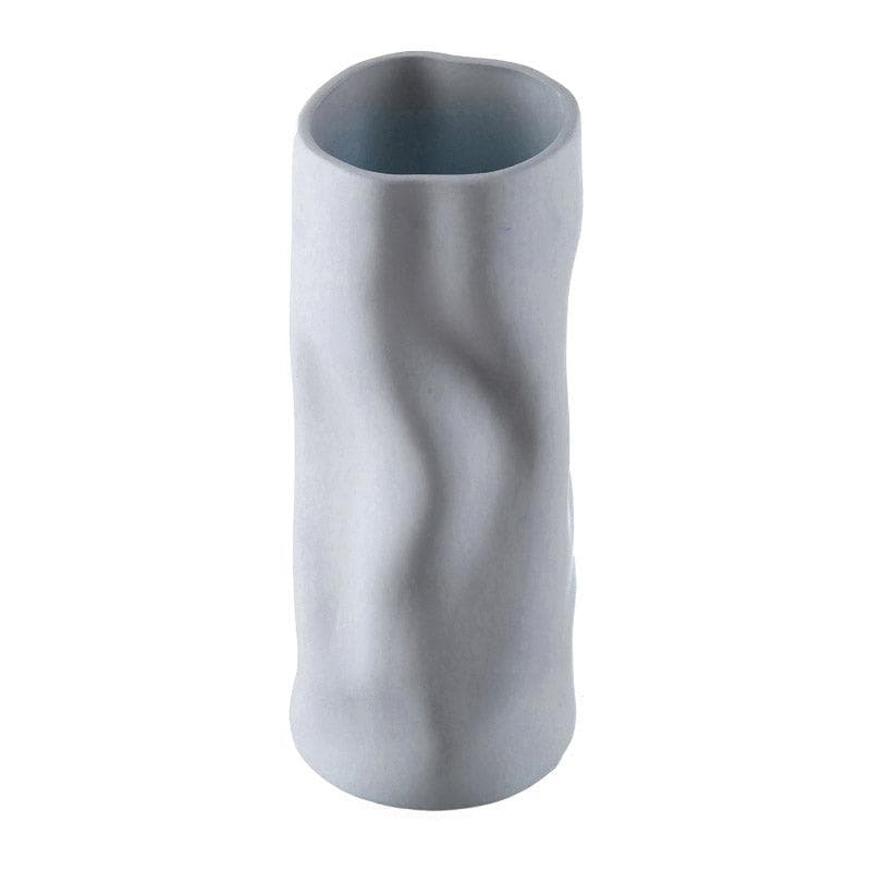 Buy Flowy Fara Vase - Grey Vase from Vaaree