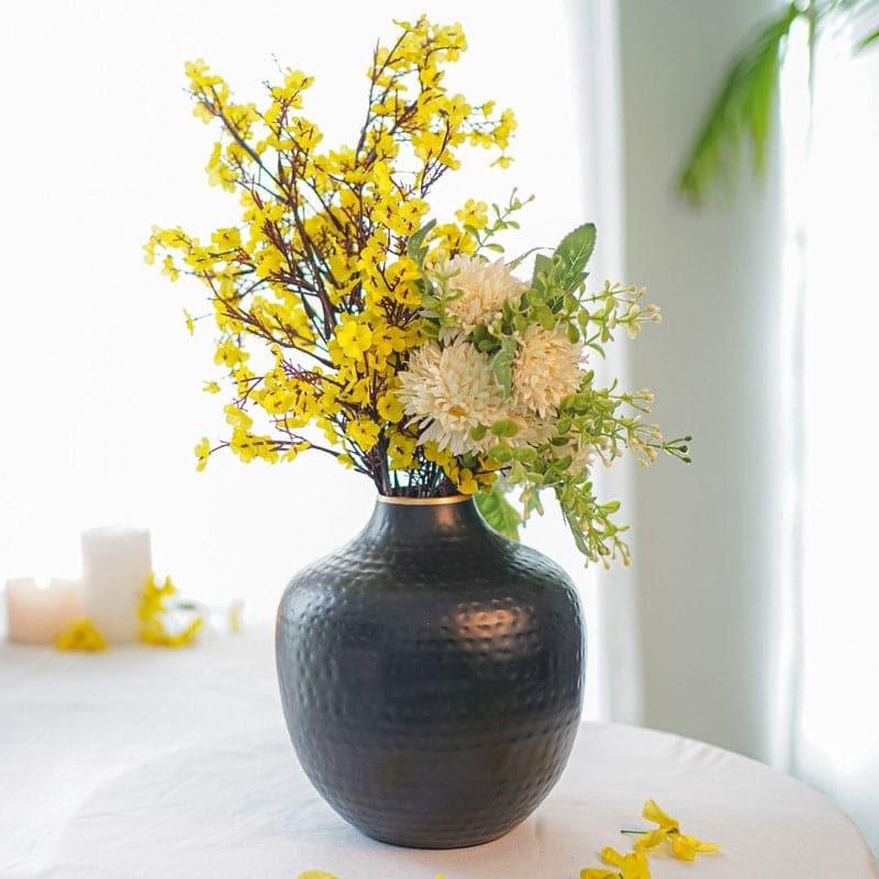 Vase - Francine Metal Vase - Black