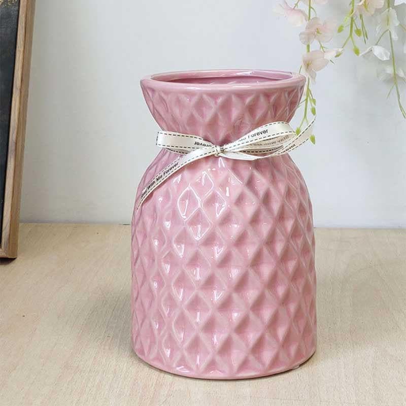 Buy Funky Flair Vase - Pink Vase from Vaaree