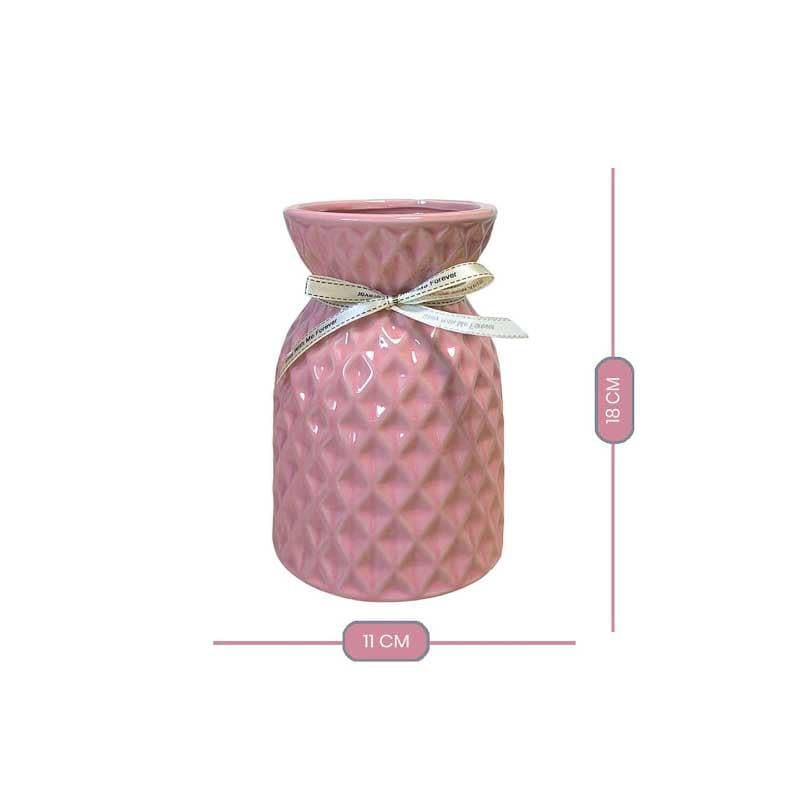 Buy Funky Flair Vase - Pink Vase from Vaaree