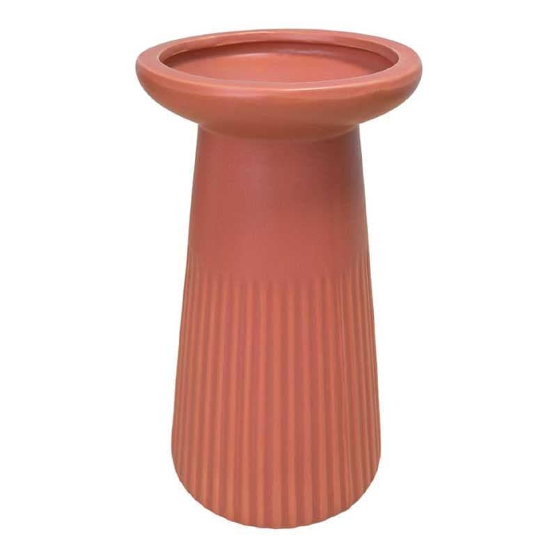 Buy Funky Form Vase - Rust Vase from Vaaree