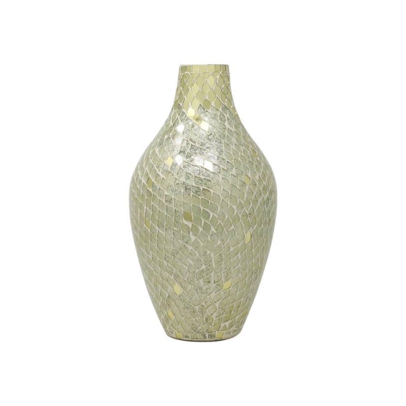 Buy Garnet Mosaic Pitcher Vase - Gold Vase from Vaaree