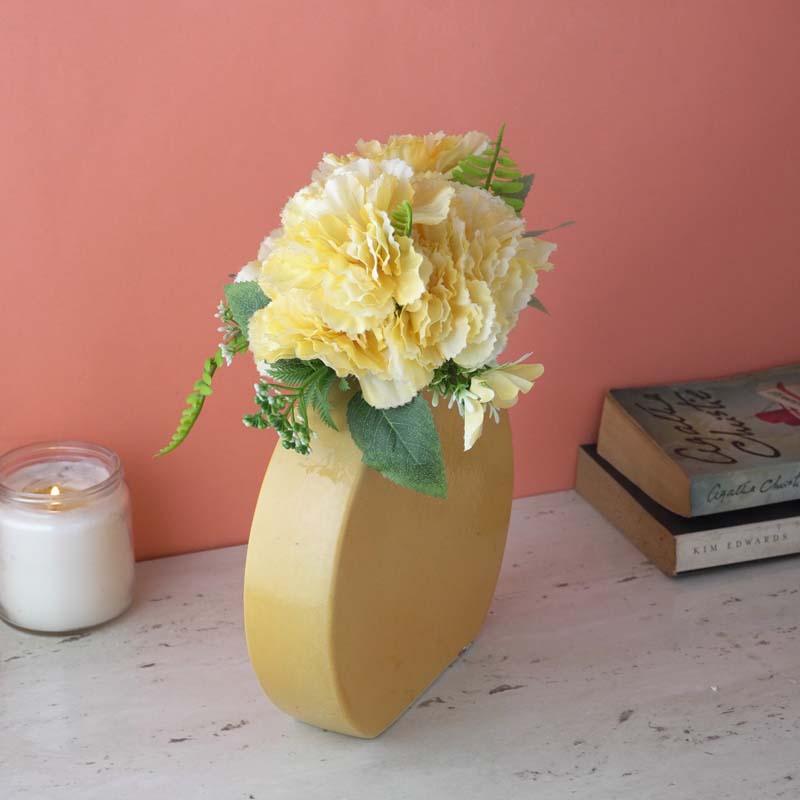 Buy Gold Case Round Vase Vase from Vaaree