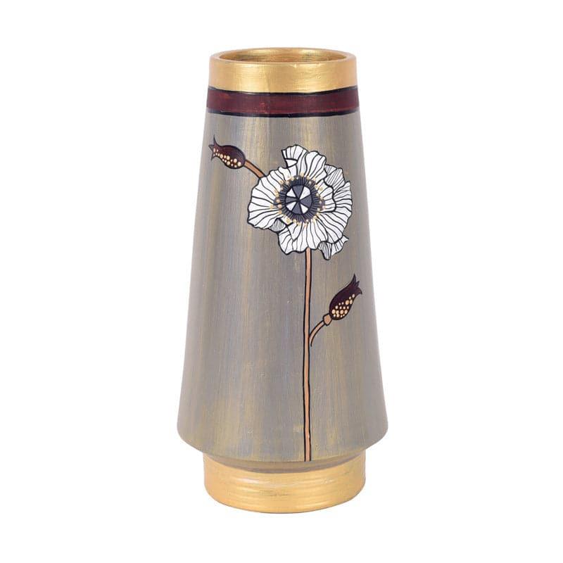 Buy Vase - Golden Glam Terracotta Vase at Vaaree online