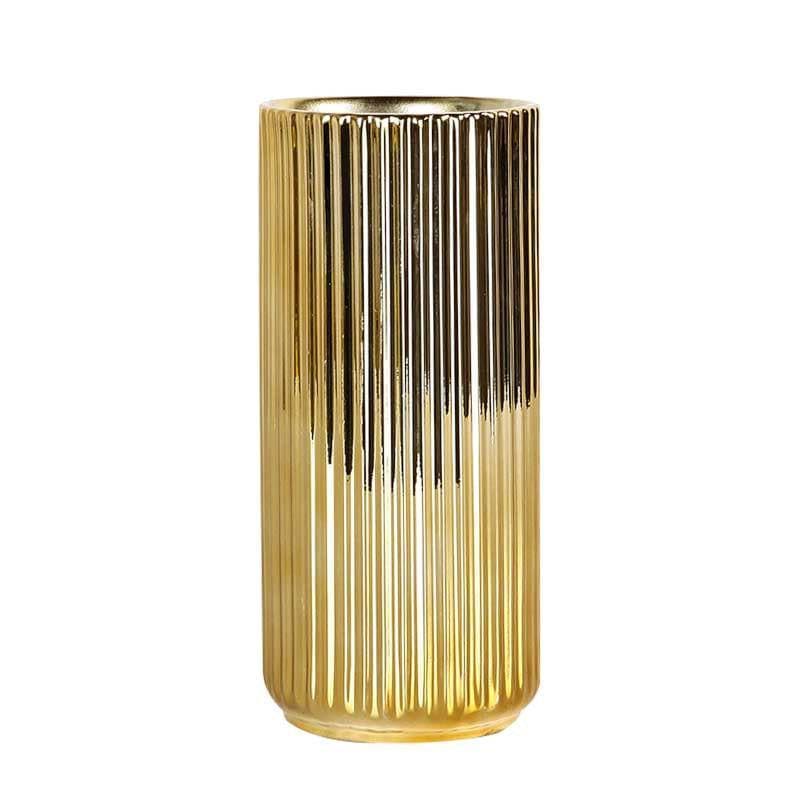 Buy Goldy Swirl Vase Vase from Vaaree