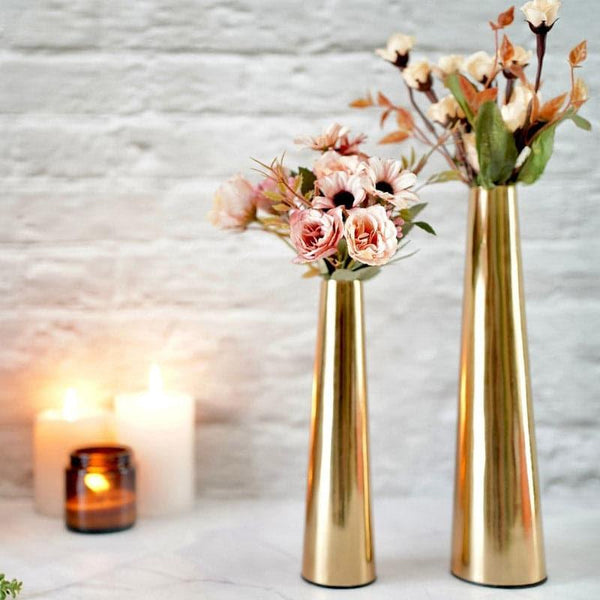 Vase - Groffa Metal Vase - Set Of Two