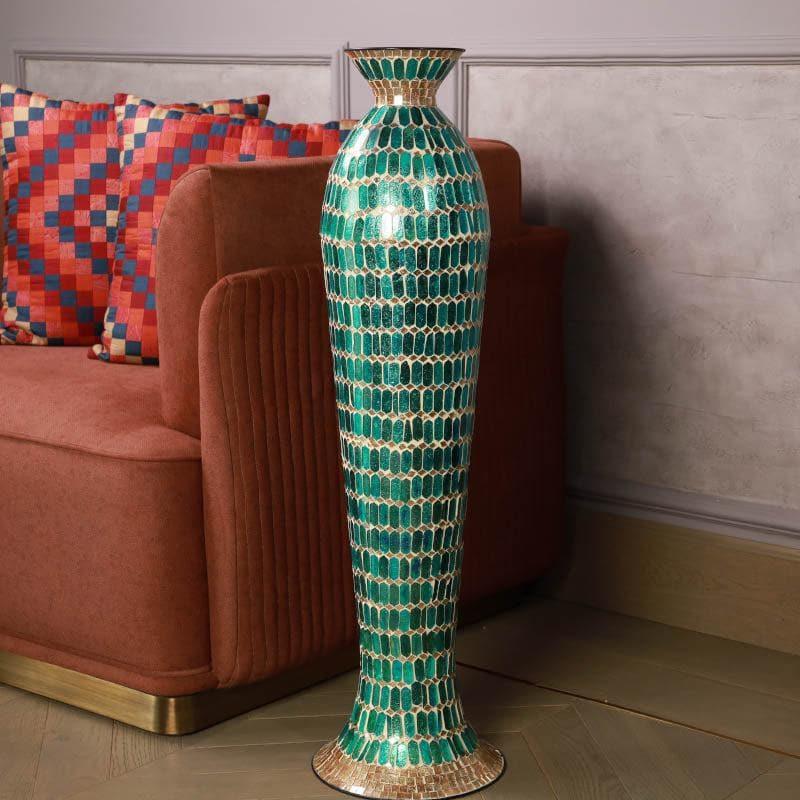 Buy Hector Metal Floor Vase Floor Vase from Vaaree