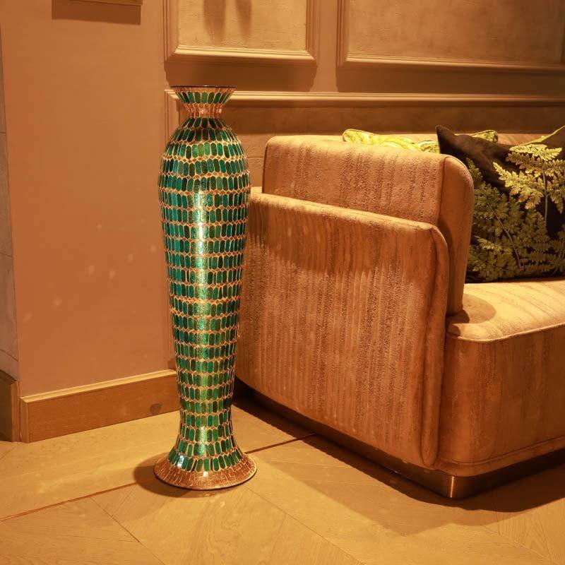 Buy Hector Metal Floor Vase Floor Vase from Vaaree