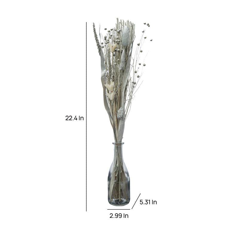 Buy Isoline Vase With Dry Flowers Floor Vase from Vaaree