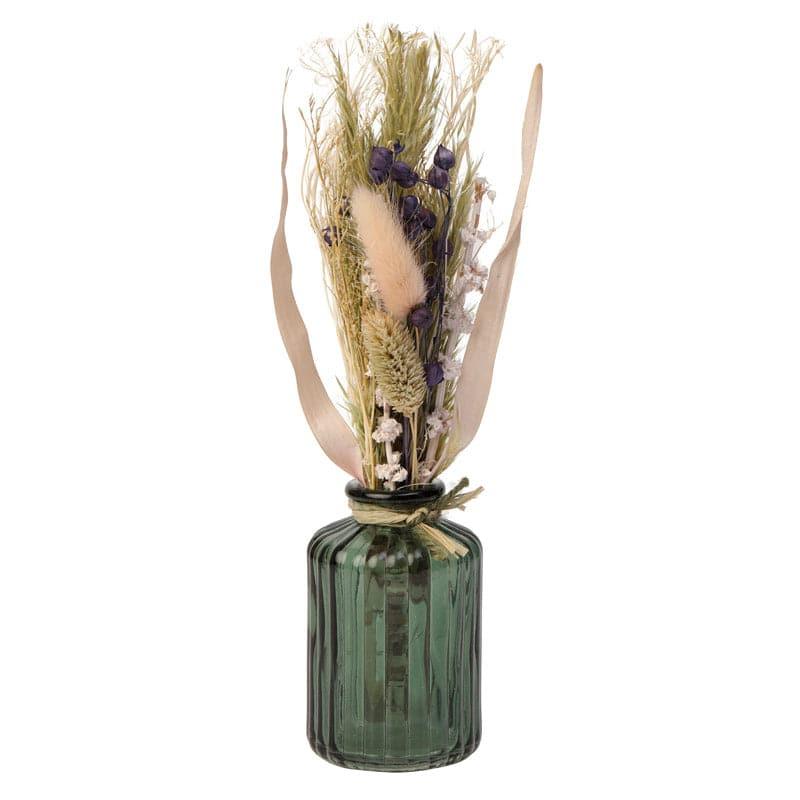 Buy Ivania Vase With Dry Flowers - Lavender Vase from Vaaree