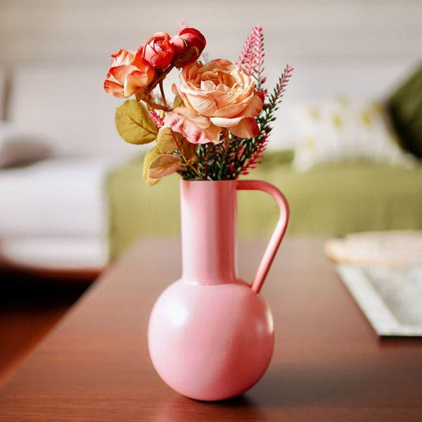 Vase - Jug Jolly Metal Vase - Pink