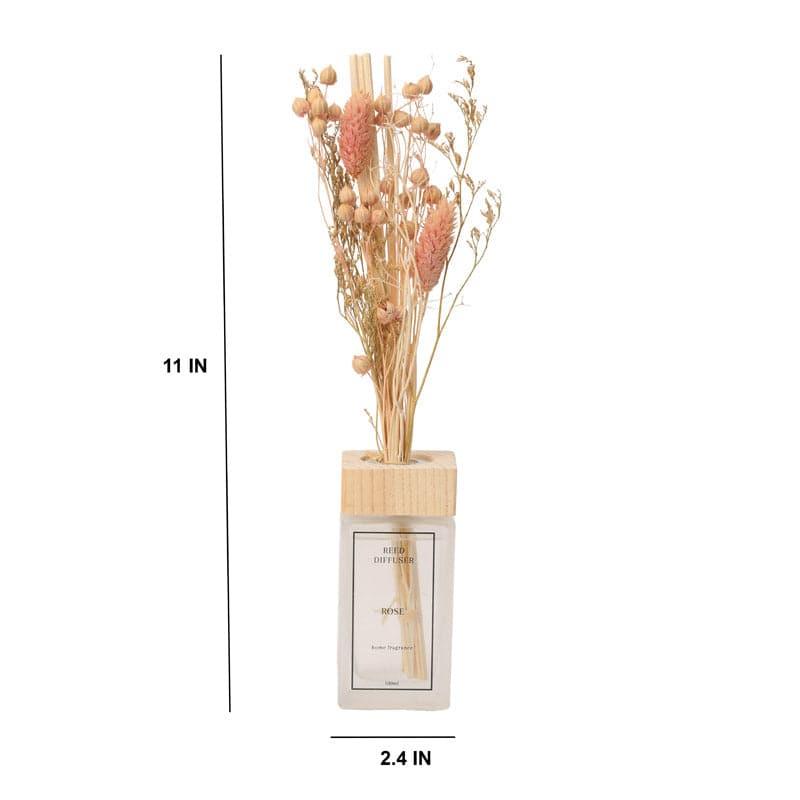 Buy Kalmia Vase With Dry Flowers - Pink Vase from Vaaree