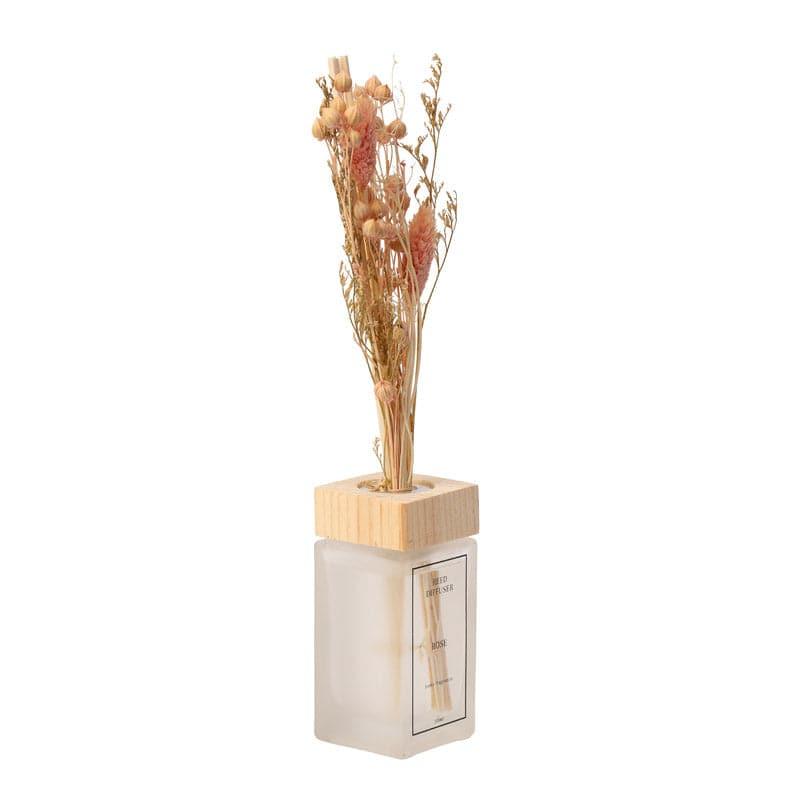 Buy Kalmia Vase With Dry Flowers - Pink Vase from Vaaree