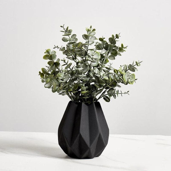 Vase - Kathoshi Geometric Vase - Black