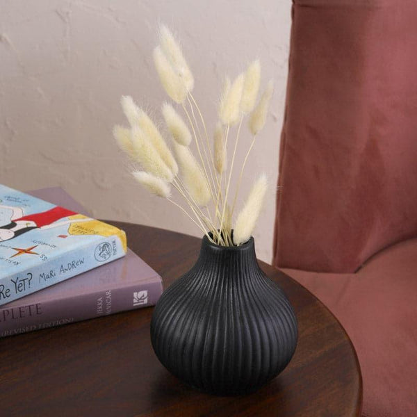 Buy Vase - Kella Vase - Black at Vaaree online