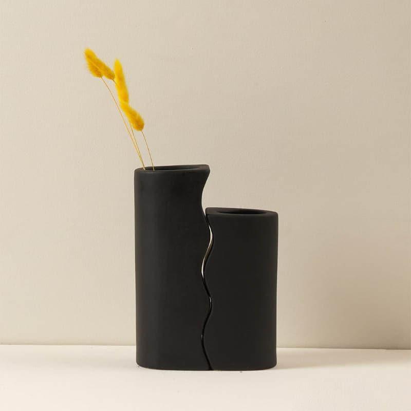 Vase - Lovebud Couple Vase (Black) - Set Of Two