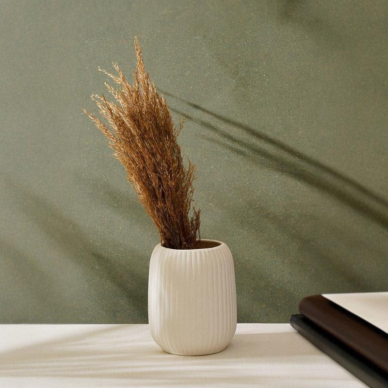 Buy Lupa Vase - White Vase from Vaaree