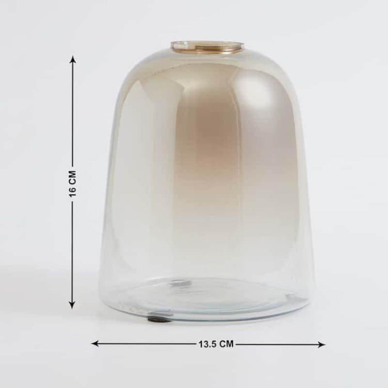 Buy Marillo Glass Dome Vase - Small Vase from Vaaree