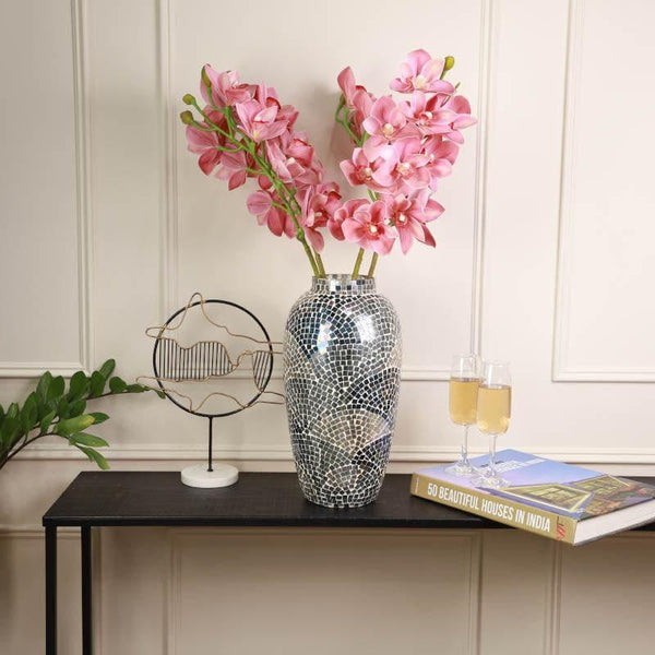 Buy Vase - Melaina Mosaic Oval Vase at Vaaree online