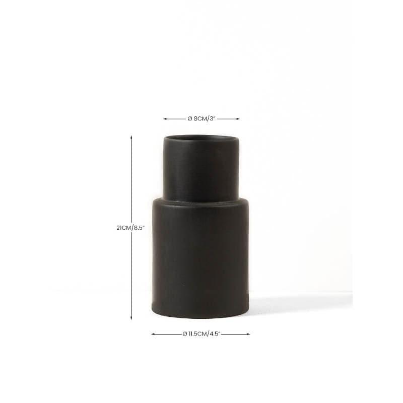 Buy Mika Vase - Black Vase from Vaaree