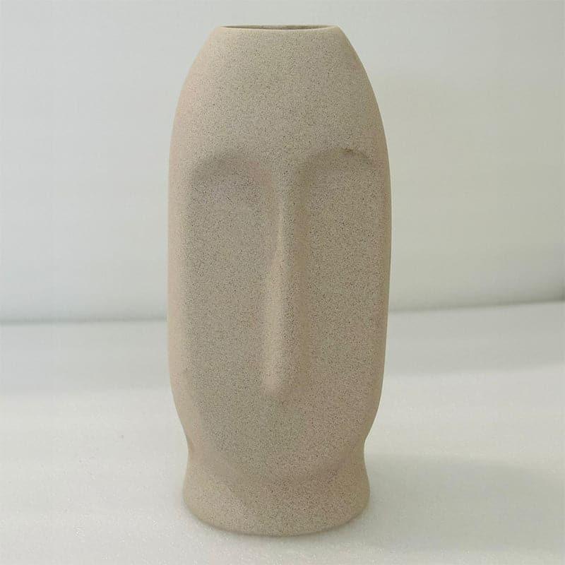 Buy Morrigan Vase - Beige Vase from Vaaree