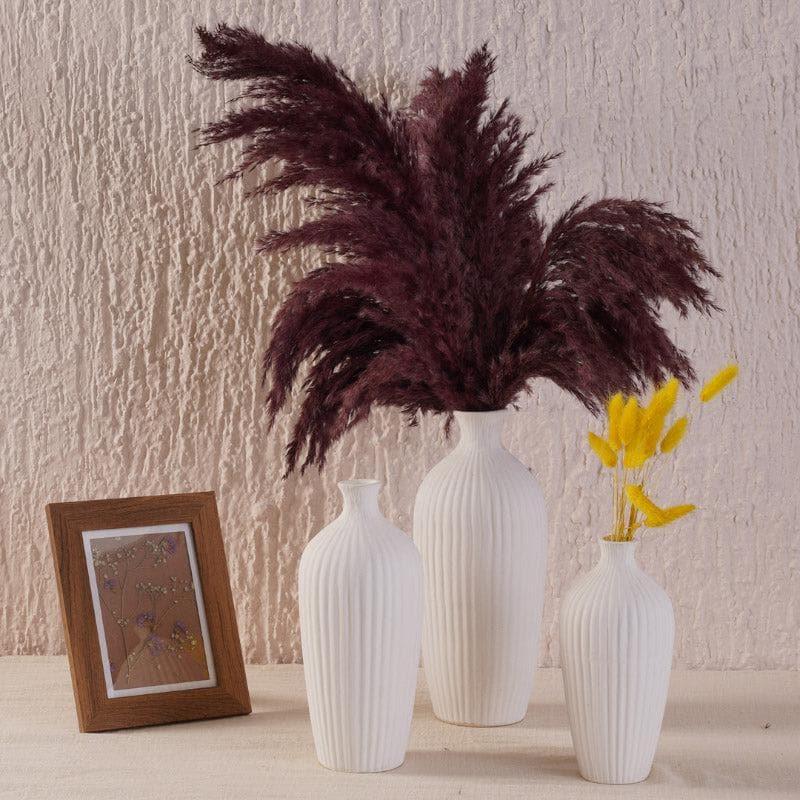 Vase - Nara Vase (White) - Set Of Three